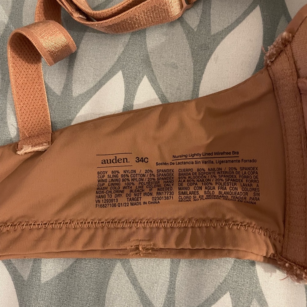 Auden Nursing Bra, 34C